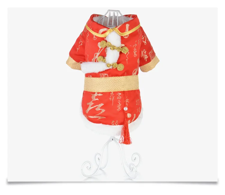 Одежда для собак,, одежда для кошек Тедди, осенняя и зимняя одежда для женщин, домашних животных, маленьких собак, китайский костюм, ведро, чем панда, новинка Y
