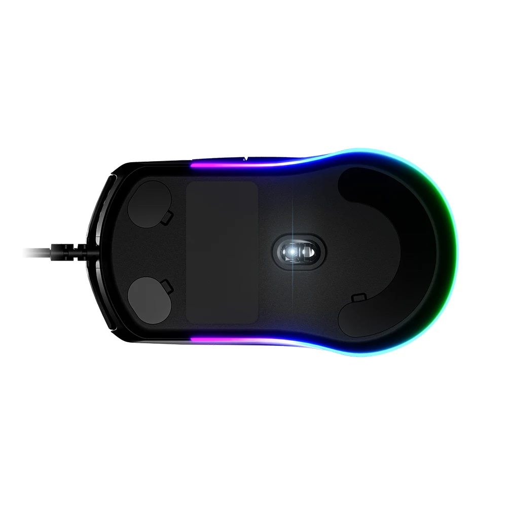 Efeitos de Iluminação Jogos com Fio Nova Steelseries Rival Gaming Mouse 8500 Cpi Prisma Rgb Leve 3 - Imagem 4