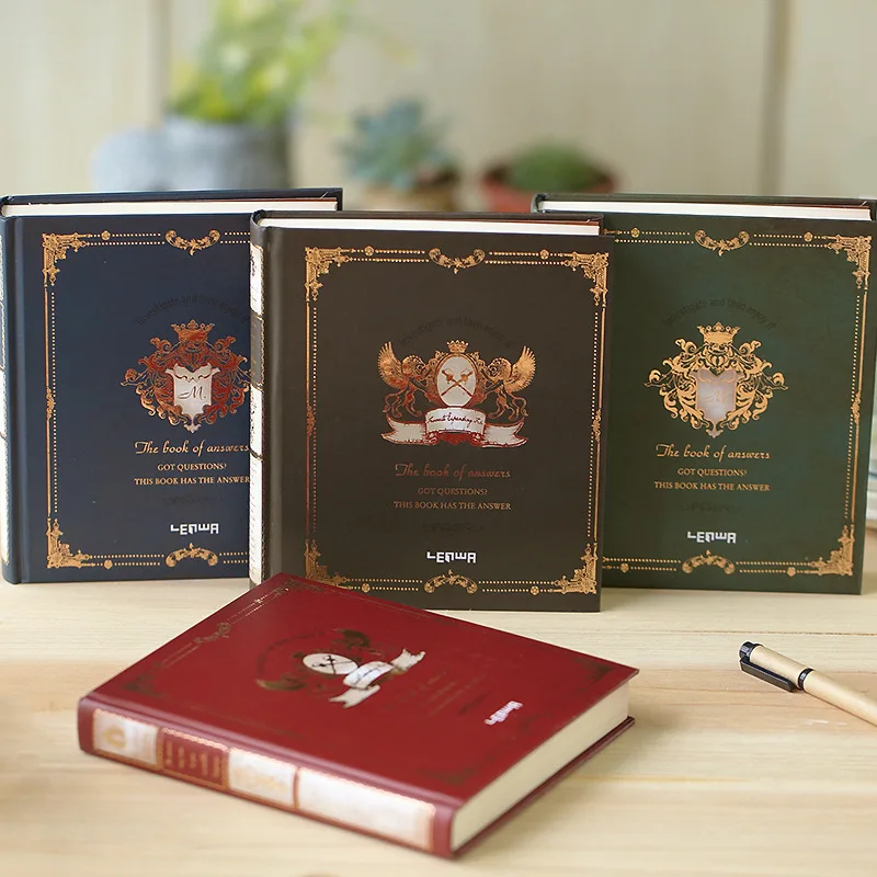 

Magic Notebook European Style Retro Thick Business Office Hardcover Notebooks Diary School Stationery Gifts