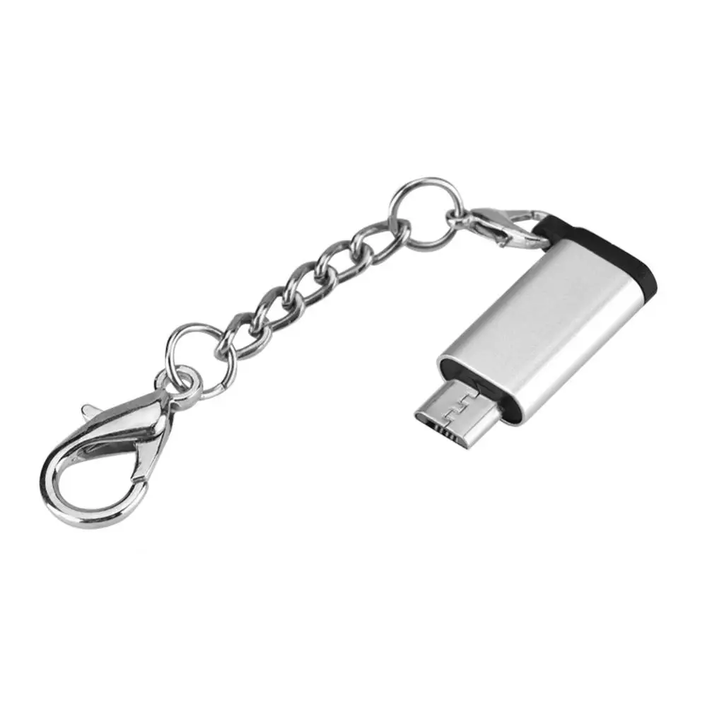 5 шт. Otg адаптер Usb адаптер Тип C Android женский микро Usb Мужской адаптер для передачи данных конвертер мобильный телефон адаптер Горячая Распродажа - Цвет: Серебристый