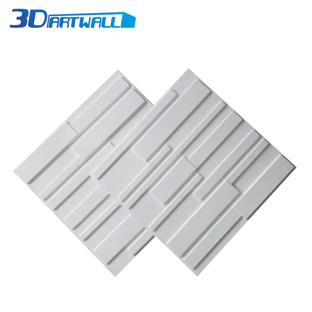 3DARTWALL белые ПВХ 3D стеновые панели с популярным дизайном кирпича, поставляется в 12 плитках, покрывающих 32 кв футов