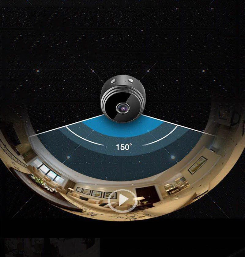 Full HD 1080P Мини камера Wifi DV Cam инфракрасное ночное видение Беспроводной IP P2P Обнаружение движения всасывание DV видеокамера