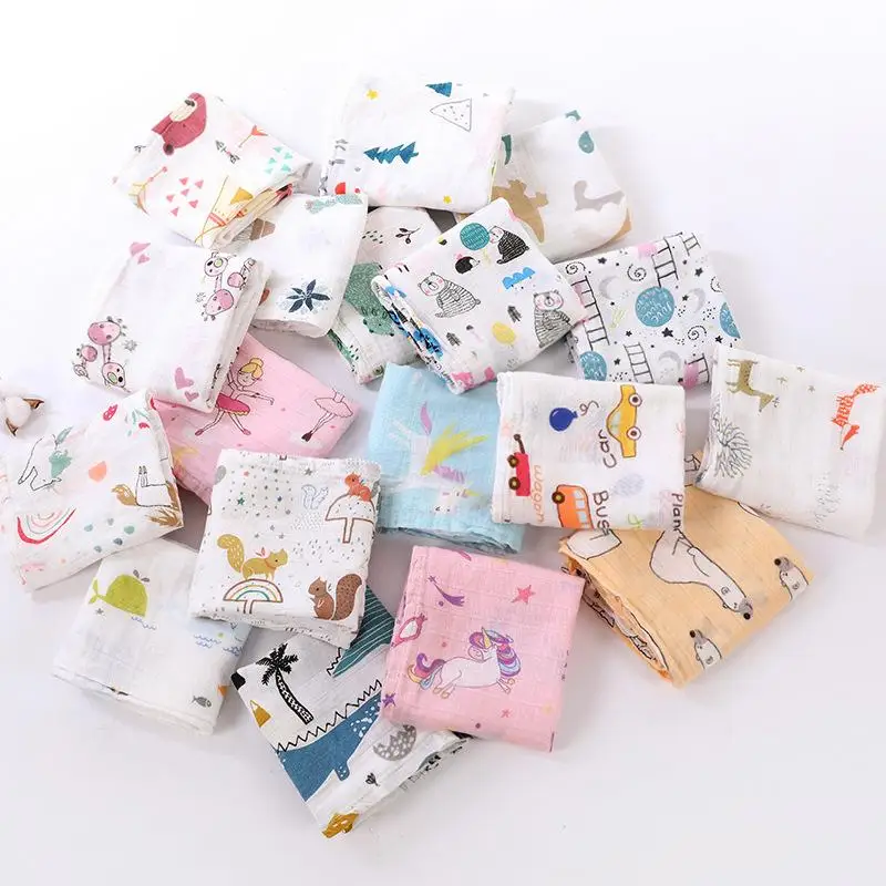 Manta suave de muselina para bebé, 100% de algodón, gasa para el baño, saco de dormir, funda para cochecito, toalla para bebé, pañal para bebé, 1 unidad