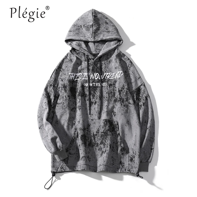 Plegie Tie Dye мужские s толстовки пуловер с длинными рукавами толстовки с капюшоном пальто мужские хипстерские женские хип-хоп повседневные толстовки уличная