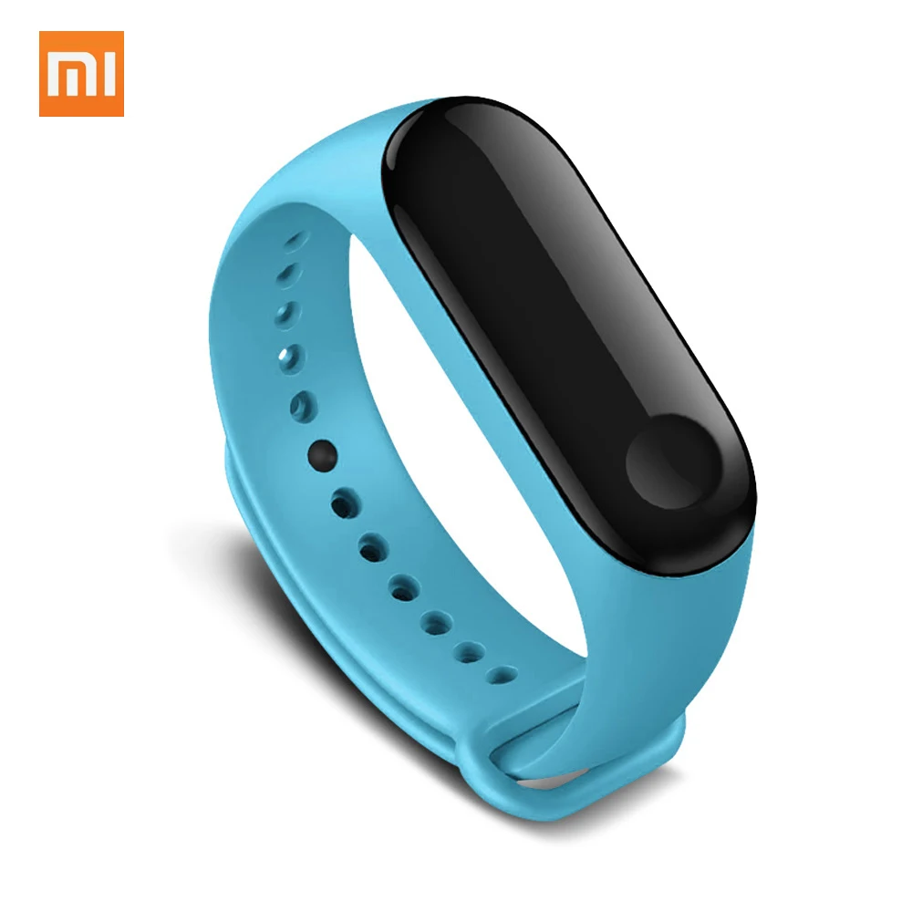 

10 color 220mm Silicone Wriststrap Watch Strap for Xiaomi Miband 3 Smart Bracelet