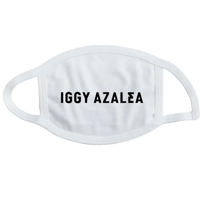 1 шт хлопок Iggy Azalea маска мужские и женские пылезащитные и выхлопные маски моющиеся тканевые маски со ртом для лица