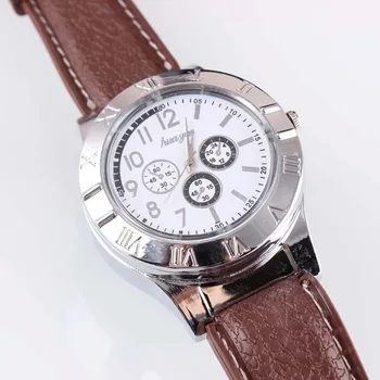 

Watch charging lighter windproof creative personality USB electronic cigarette lighter metal men's watch lighter gift
