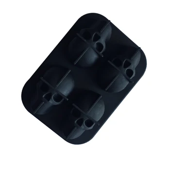 

4 hole skull silicone chocolate mold, silicone cake mold