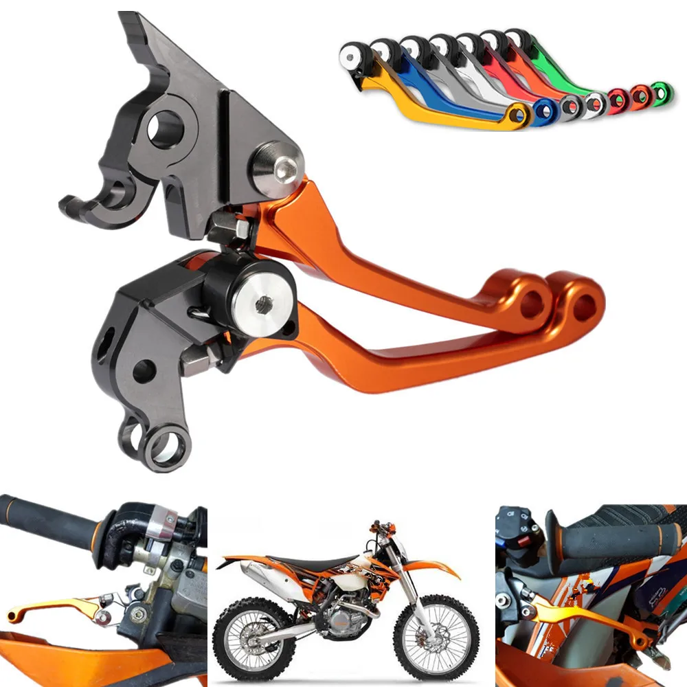 Для KTM 125 200 250 400 450 505 525 EXC SX F оранжевый ЧПУ Сводные тормозной Ctutch рычаги Magura Байк