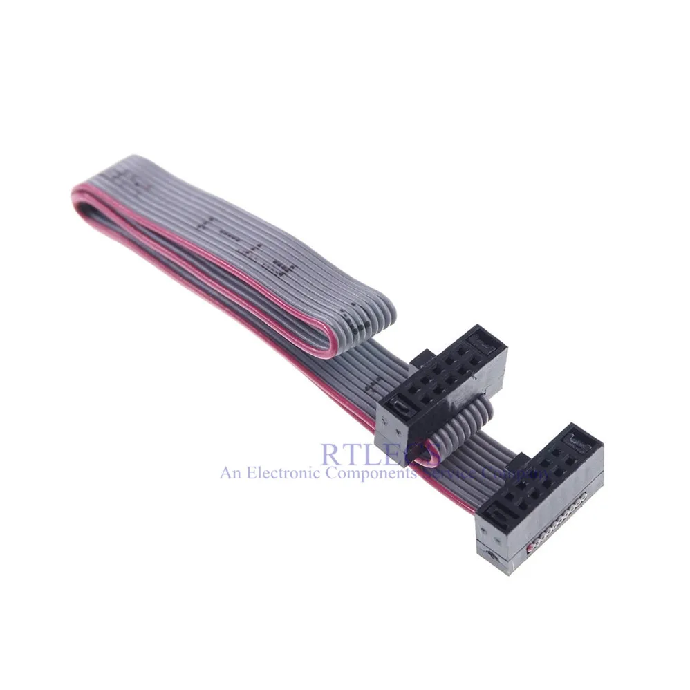100 шт. 10 Pin 1 27 мм Шаг IDC розетки расширение плоский ленточный кабель для ISP JTAG