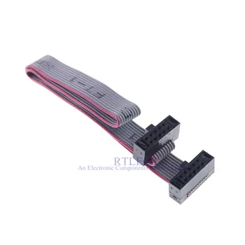 

100pcs 10 Pin 1.27 mm Pitch IDC Sockets Extension Flat Ribbon Cable for ISP JTAG Download 15 cm Length Same Directions Adapter