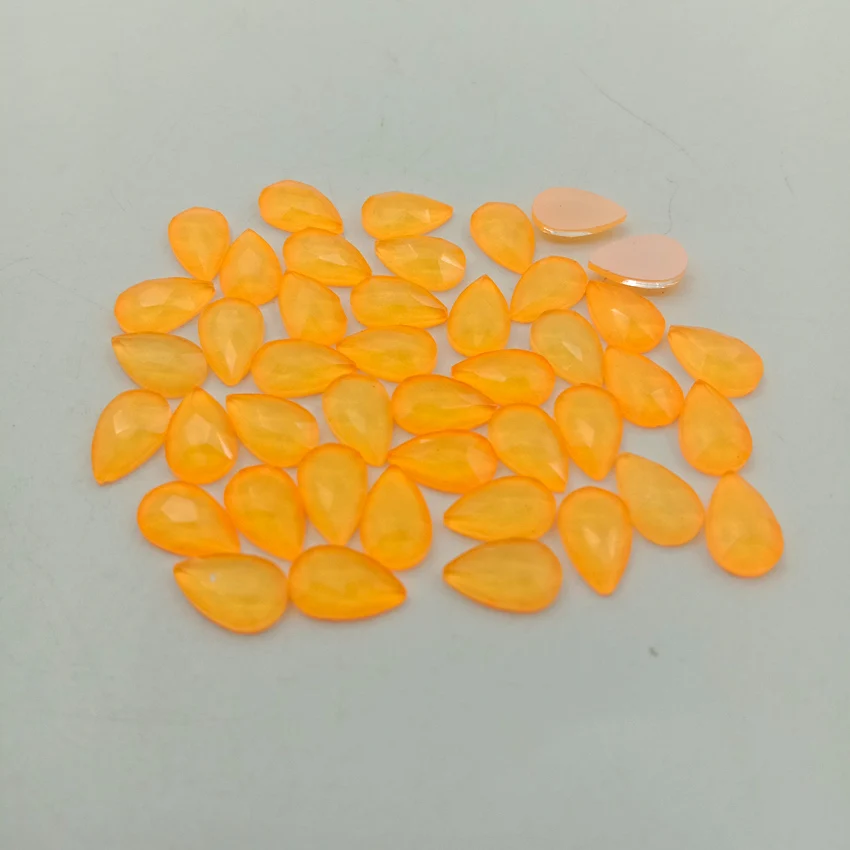 Cristais de Vidro Gota de Chuva Brilhando na Luz Decoração da Arte para Unhas Pçs por Atacado Fluorescente Unha Strass Escuro 3d 600 uv 8 gota de chuva fluorescente prego strass brilhando