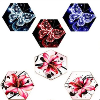 

Full Round Drill 5D DIY Diamond Painting "Butterfly flower" hexagon Embroidery Cross Stitch 5D Home Decor WG1669