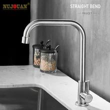 Brushed Nickel Kitchen Faucet Single Hole Pull Out Spout Kitchen Sink Mixer Tap Stream Sprayer Head Chrome/Bilver Mixer Tap New