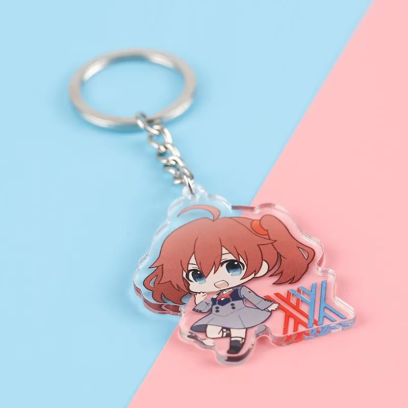 Аниме DARLING в FRANXX акриловый брелок мультфильм милый отаку подарок|Брелоки| |