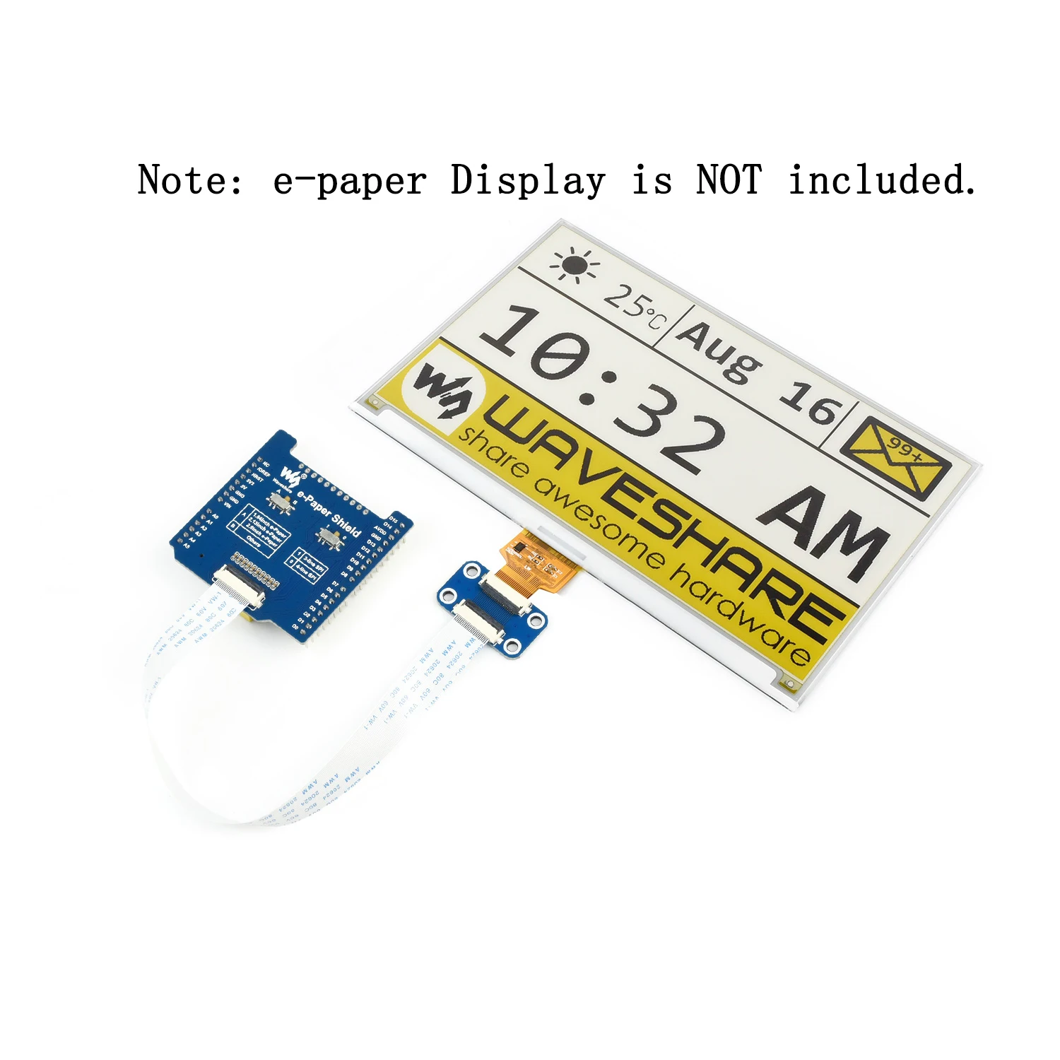 Epaper E-Paper E-ink ÷  ̹  ǵ, Ƶ̳  R3, UNO STM32 NUCLEO, 3.3V, 5V