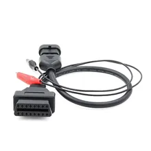 Auto Car Cable Obd for fiat 3pin Diagnostic Cable For Fiat 3 Pin Alfa Lancia to 16 Pin OBDII OBD2 obd-II Connector Adapter