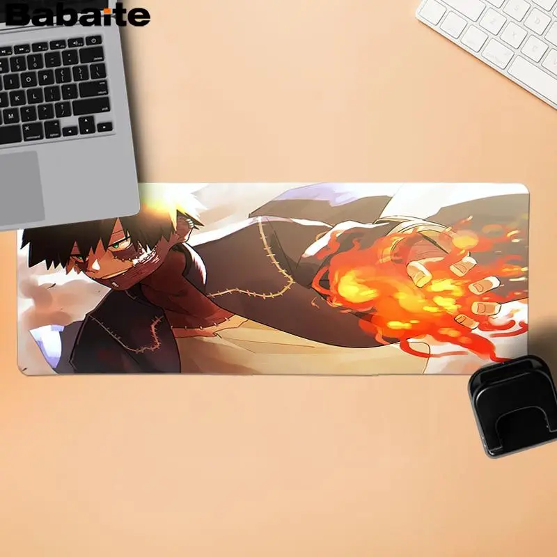 Простой Дизайн MY HERO Academy DABI Подгонянные коврики для мыши компьютерный Аниме Коврик для мыши и ноутбука резиновый ПК компьютерный игровой коврик для мыши