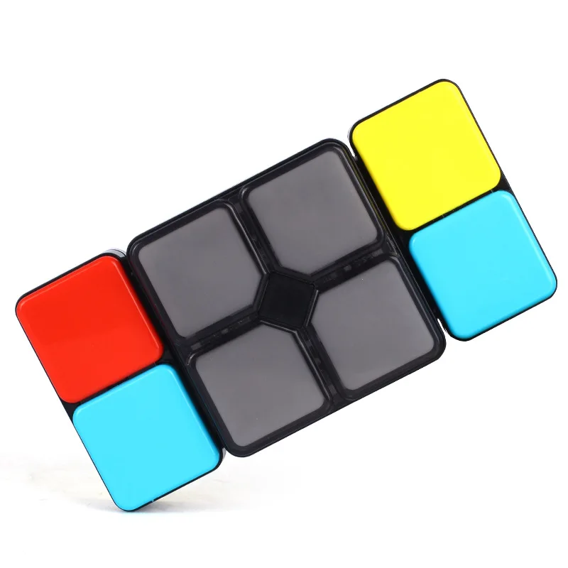 

Electronic music game Rubik's cube children's memory game machine LED lights music interactive early education educational toys
