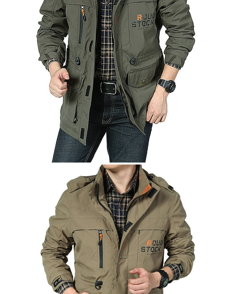 Мужская зимняя куртка-бомбер с несколькими карманами, водонепроницаемая военная тактическая куртка, ветровка, мужская куртка, ветровка для улицы