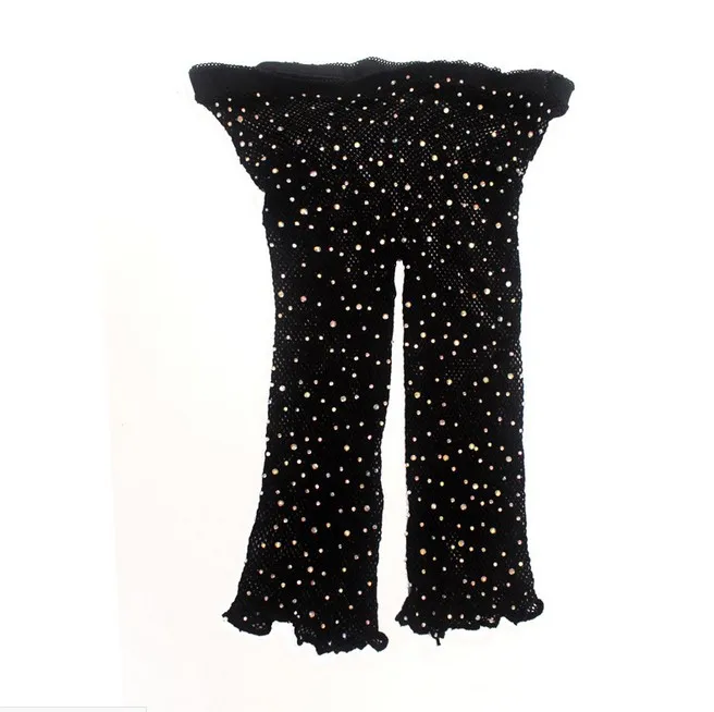 Sexy See-through Shorts Crochet Mesh Fishnet Shorts Women Black Transparent Bottoms Exotic Pants One Size