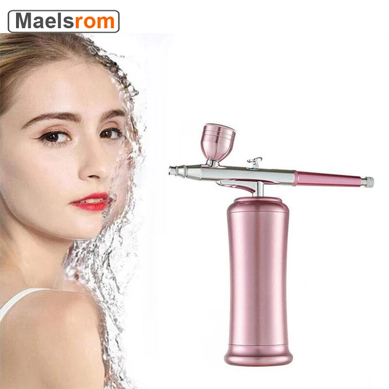 Oxygen Injector Moisturizing Beauty Machine Air Brush Sprayer Portable USB Charging High Pressure Water Oxygen Wireless Airbrush free shipping water replenishing instrument beauty humidifier usb charging sprayer hydrating portable face handheld cold spray