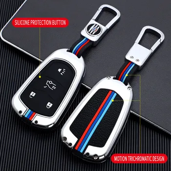 Portachiavi in lega di zinco Cover Shell Holder per Cadillac CTS XTS SRX ATS 2015-2018 CT5 XT5 XT6 Remote Key Car Styling Car Key Case - Portachiavi in lega di zinco Cover Shell Holder per Cadillac CTS XTS SRX ATS 2015