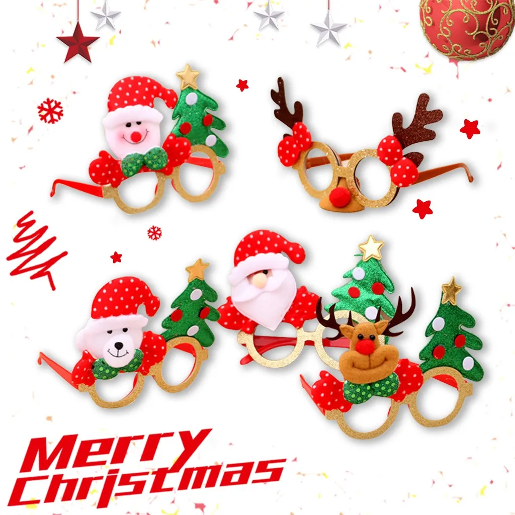 Рождественский подарок женские очки креативные рождественские рамка для