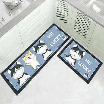 

Kitchen Carpet Floor Mats Living Room Bedroom Bathroom Thicken Door Mat Combination Carpet bathroom mat set