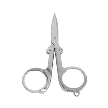 Портативные бытовые мини-ножницы из нержавеющей стали для путешествий, складные аварийные ножницы, Офисные ножницы