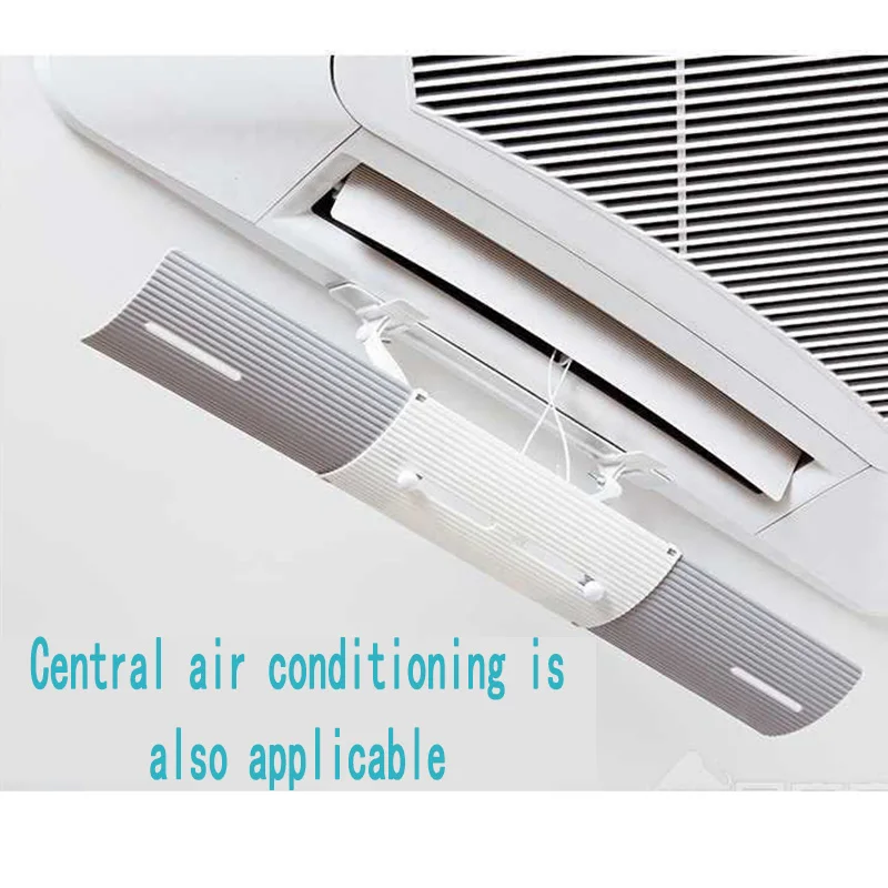 Home Air Conditioner Cover Air Conditioning Adjustable Windshield Baffle Shield Wind Guide Straight Prevent Direct Blow Bedroom