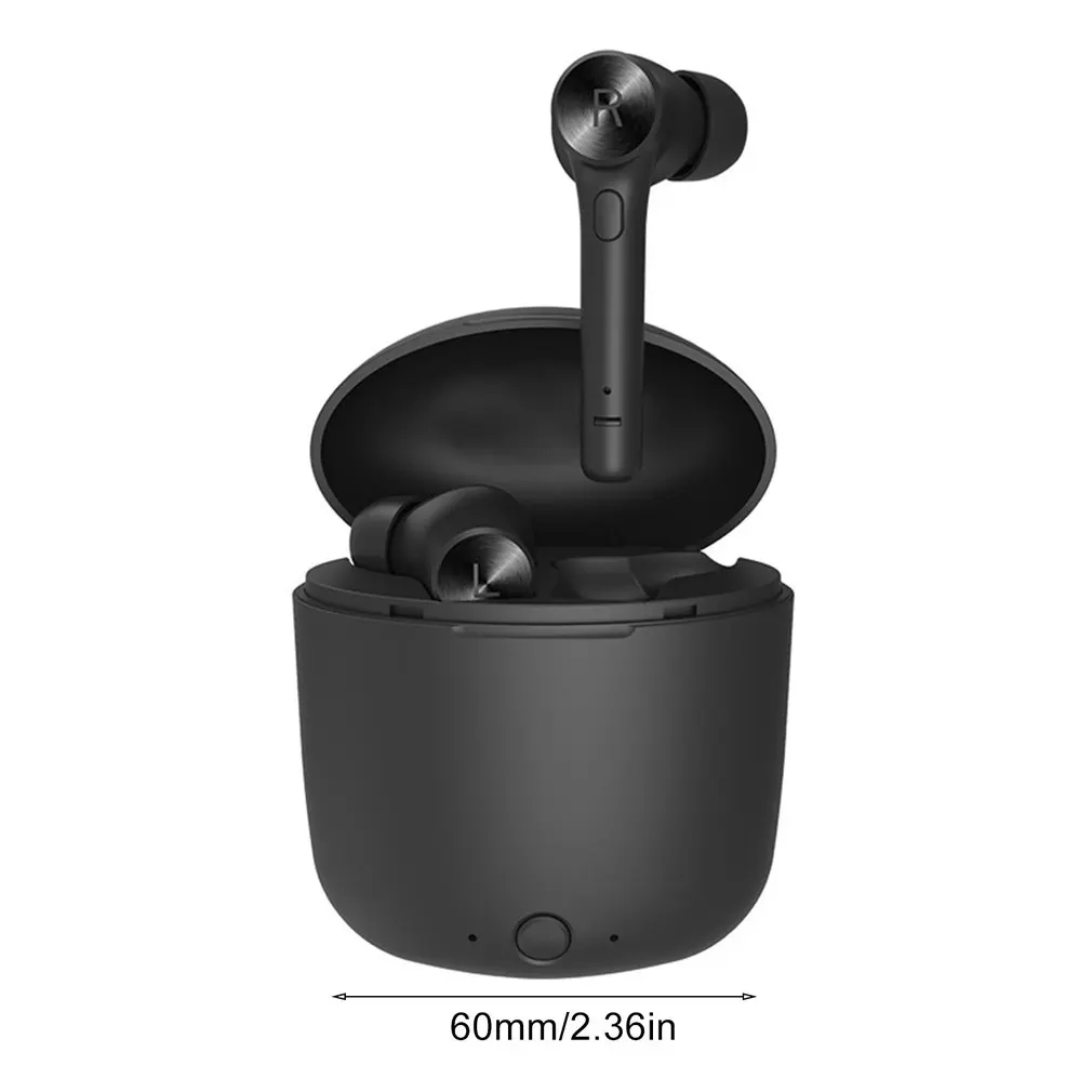 Hi Wireless Stereo Headset Invisible Mini With Charging Bin Listening Song Driving Sports Headphones