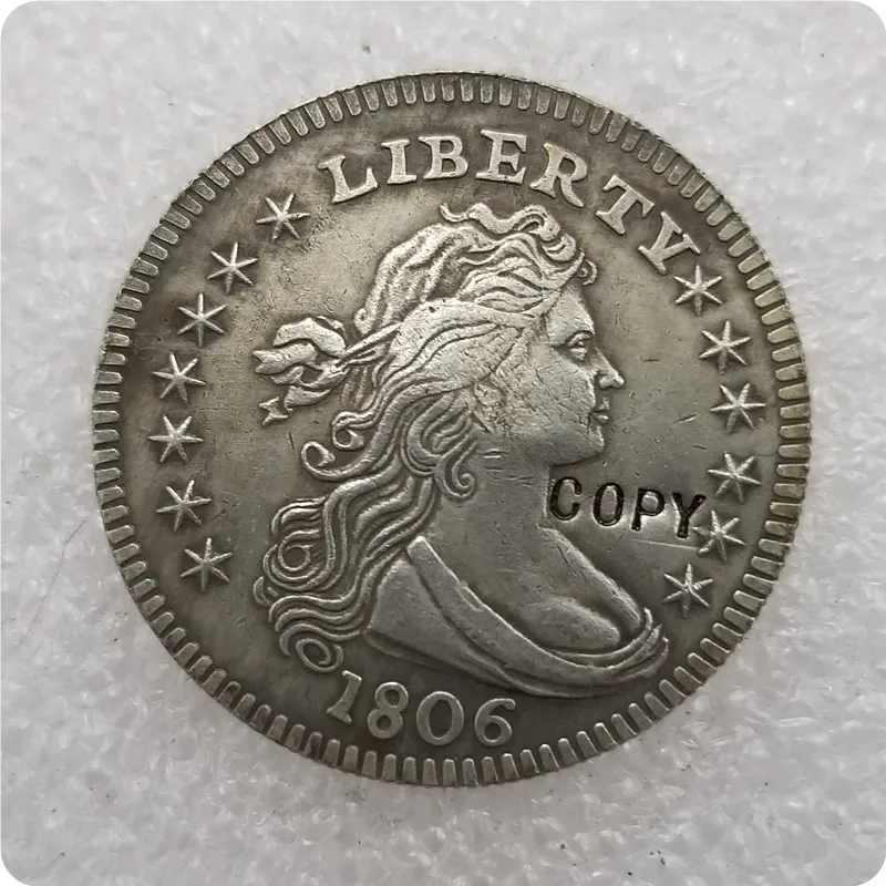 США 1804,1805, 1806,1807 драпированный бюст четверти имитация монеты памятные монеты-копии монет медаль коллекционные монеты