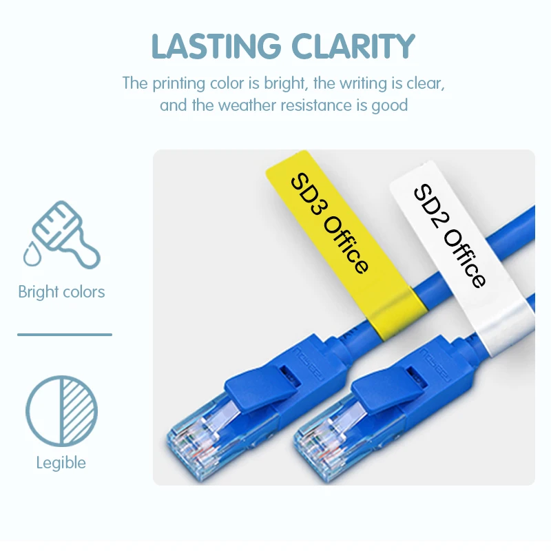 Plavetink 1PC SS12KW 라벨 테이프 LK-4WBN LC-4WBN LC 4WBN9 SS12KW 12mm 카트리지 호환 Epson LabelWorks LW-300 400