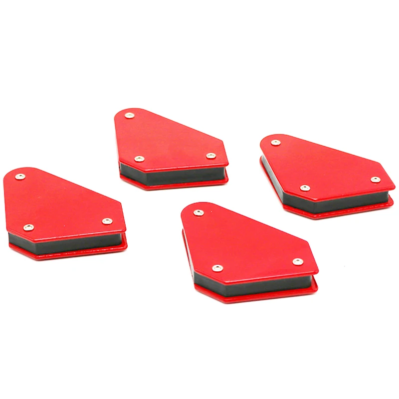 4pcs Multi-angle Mini Welding Magnets Neodymium Clamp Holder Never Degaussing Lifting Welding Positioner 45 90 135 Degrees