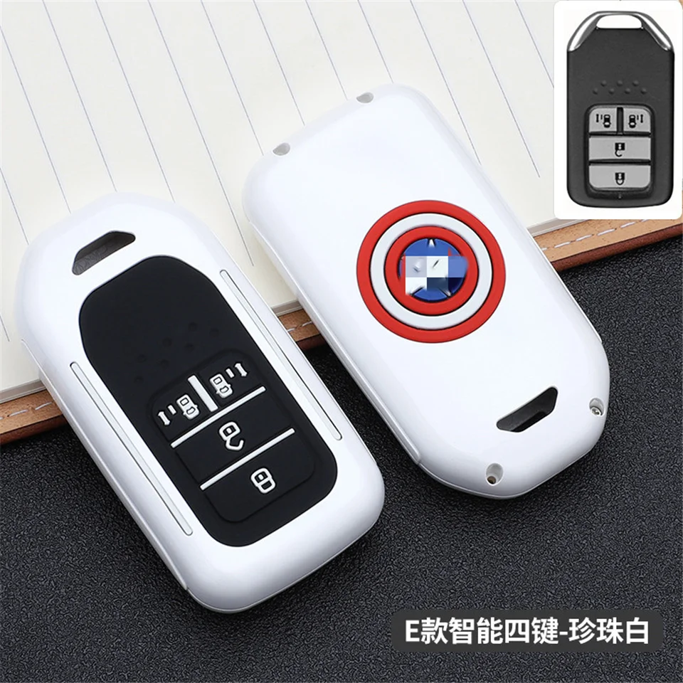 Copertura completa car key case per Honda Vezel città BR-V civico accordo pilota Jazz Jade Crider Odyssey accessori Auto Auto - Hbcf21aa3d6384d9587bcbf8260253f51f