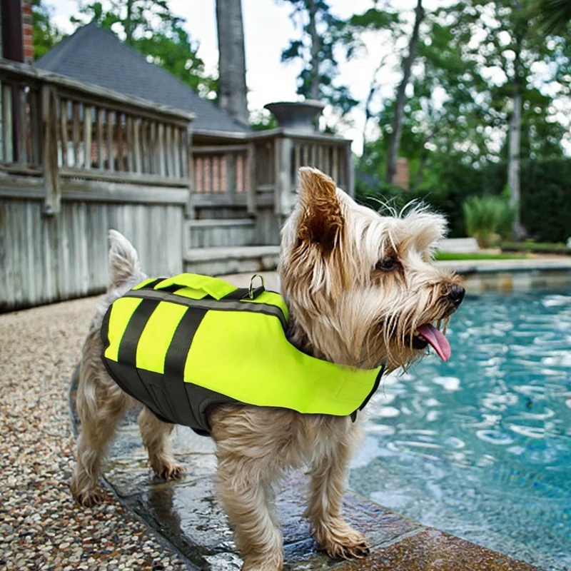 SEWS-Dog Life Jacket - Folding Dog Life Vest, Portable Airbag Dog Swimming Jacket Vest