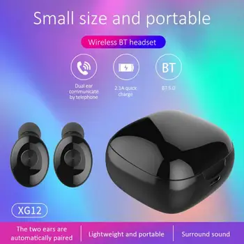 

Bluetooth 5.0 Earphones TWS Wireless Headset HiFI Stereo In-ear Earbuds Wireless Earphones Sport Music Headsets With Mic