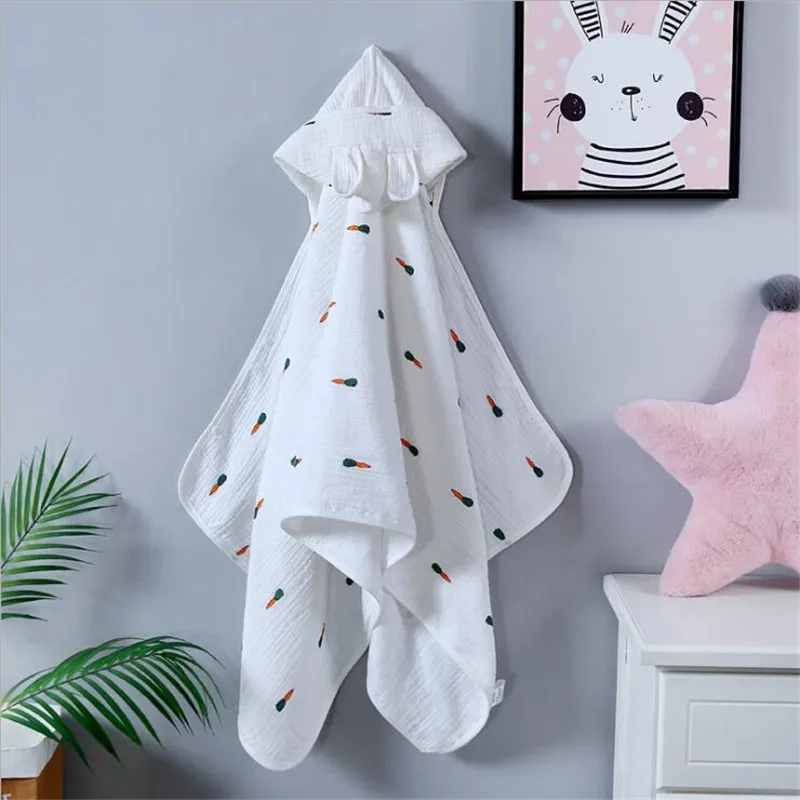 Baby Comforter Blanket Baby Bathrobe Super Soft Baby Hooded Bathrobe Infant Sleeping Bag Swaddle Wrap Blankets Newborn Baby Bath Hooded Poncho Spa Towels