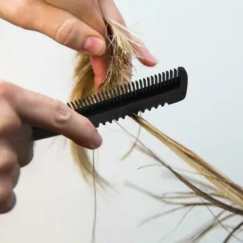 

Hot sale Hair Razor Comb Blades Inside Cutting Thinning Barbers Hairdressing Tool