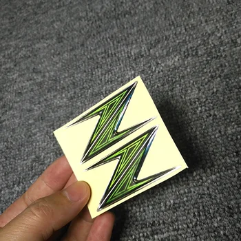 

For Kawasaki Z H2 Motorcycle Decal Stickers Shape 3D Tank Pad Emblem Z125 Z250 Z300 Z400 Z650 Z750 Z800 Z900 Z1000 ABS Logo