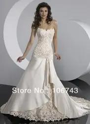 free shipping 2018 confirmation Applique Lace style Bridal Gown vestido de noiva robe de soiree mother of the bride dresses
