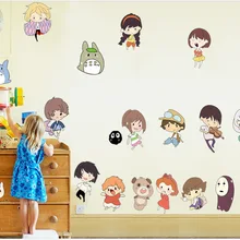 [Напрямую от производителя] MJ8008 аниме маленькие люди наклейки сердечки наклейки на стену ПВХ Hyaline мембрана