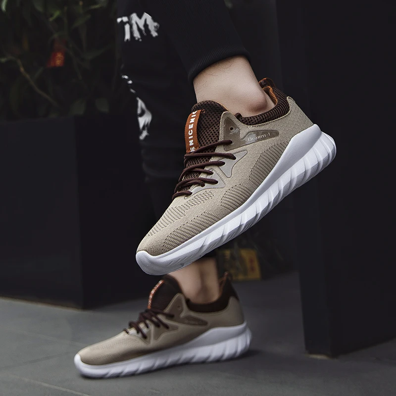 Горячая Распродажа Кроссовки Спортивная мужская обувь Flyknit zapatos de mujer сетка легкая дышащая китайский стиль дропшиппинг