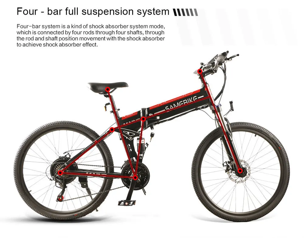 Samebike LO26 500W Electric bicycle-9