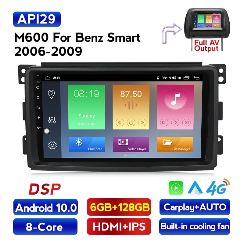 MEKEDE Android для Smart Fortwo W451 2006 ~ 2009 стерео радио видео Wifi Carplay Map GPS Nav Navi навигация
