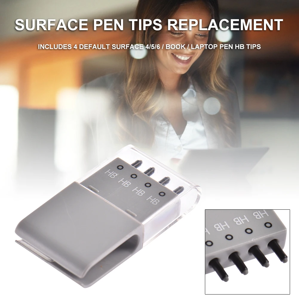 

4 Pcs High Quality Stylus Touch Pen Tip Kit For Microsoft Surface Pro 6/5/4 / Book 1 2 Tablet Pen Spare Replacement Stylus Tips