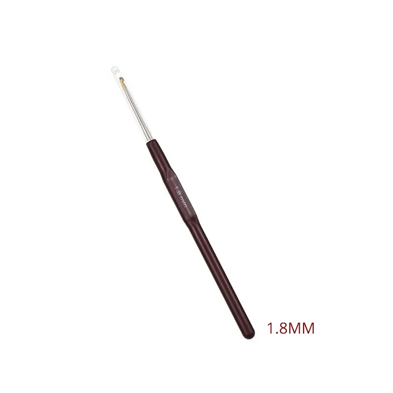 1.8mm Looen 1 шт. 0,5 мм-2,2 мм крючком Крючки из алюминиевого сплава ручной работы вязание спицами инструменты для изготовления подарка «сделай сам» Швейные аксессуары 18 Размер - Цвет: 1.8mm
