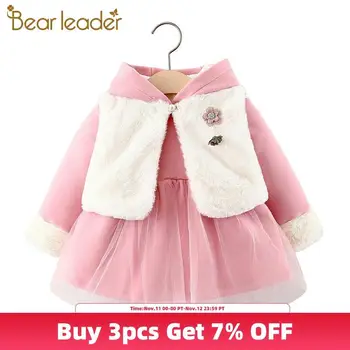 

Bear Leader Newborn Baby Autumn Dress 2020 New Fashion Kids Cute Princess Dress Party Outfits Toddler Flowers Sweet Costumes