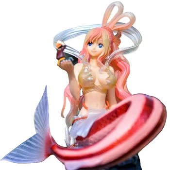 

Anime Mermaid Princess Shirahoshi Poseidon Luffy Statue PVC Action Figure Model Kids Gift Toy X3836